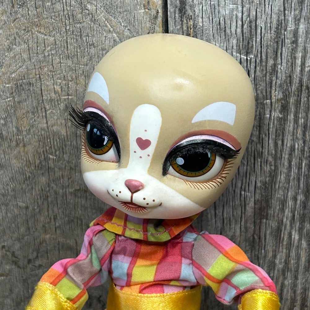 Pinkie Cooper and The Jet Set Pets Doll Ginger Jones In London Dress No Hair
